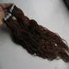 Water wave Tape In Human Hair Extensions 40pcs/100g virgin hair skin weft tape hair extensions