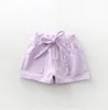 Baby tjejer shorts godis färg barn kort byxor bomull linne barn shorts sommar tjejer kläder barnkläder 6 färger dhw2764