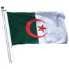 Алжир Флаг 90x150cm хорошее качество Дешевые цена алжирские национальные флаги 3x5 футов Баннер Сделано из полиэфира, свободная перевозка груза