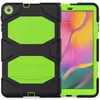 Silicone Silicone iPad tablet PC Case para Samsung Galaxy Tab T510 10.1inch Military Extreme Resistente à prova de choque com protetor de tela Kickstand Stand Cover