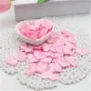 100pcs / mycket 3,5 cm kärlek hjärtformad svamp kronblad för bröllop dekorativa handgjorda DIY kronblad födelsedagsbord bröllopsfest leveranser