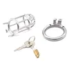 Acciaio inossidabile di cazzo Cage Chastity dispositivo Bondage 40/45 / 50mm Sex Toys per gli uomini Anelli Fetish dispositivo anello del pene G266C