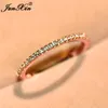 Choucong femme diamant bague en or Rose bijoux remplis Vintage mariage bagues de fiançailles pour les femmes cadeaux de nouvel an