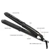 Professionell Ånghår Straightener Keramisk Ånghår Flat Järnsöm Hårrätning Iron Curler Steamer Haircare Styling Tool