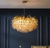 Lampadario di cristallo francese Romantic Golden Villas Soggiorno Sala da pranzo Decorazione Lampada a sospensione Luci Custom el Project Light2929