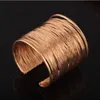 Wholesale-r Strings Bracelet Gold/Silver Plated Bangle Zinc Alloy Wire Opening CuffPunk For Women Glittering Wrap Bracelet Hot!