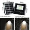 Solar Powered Panel LED Spot Light Landschap Outdoor Garden Path Lawn Lamp Street Lights Solar Yard Decoratoin Lights Luminaria Split Panel