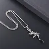 Z10076 Silver Color Lizard Crémation Bijoux avec cendres Perte Pet In colorée en acier commémoratif Urn Collier Souvenir Pend6497975