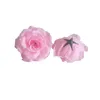 100st / lot blomma huvuden Konstgjord silke Camellia Rose Fake Peony Flower Head 8cm för bröllopsfest hem dekorativa flöden