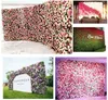 Artificial Rose 40x60cm Customized Colors Silk Rose Flower Wall Wedding Decoration Backdrop Artificial Flower Wall Romantic EEA1587