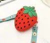 Kinderen avocado aardbei ananas cartoon tassen baby meisjes mini prinses tas childrens Één schoudertas meisjes munten Slicone Crossbody tas