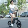 D2S 접이식 MOPED 전기 자전거 기어 시프 팅 버전 도시 Ebike 통근 자전거 16 인치 타이어 250W 모터 최대 25km / h