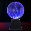6 8inch Plazma Ball Sihirli Küre Kristal Küre Touch Bulutsu Işık Noel Partisi Dekorasyon Ev Dekoru 31227Q