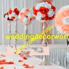 senza fiori tra cui) di lusso rosa con vegetazione arco di disposizione dei fiori per la decorazione di nozze scenografia decor0586