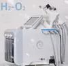 Spray di ossigeno per dermoabrasione dell'acqua Hydra 6 in1 con microdermoabrasione RF Bio Lifting Spa Facial Machine Hydro Microdermoabrasione