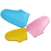 Couvre-chaussures en silicone antidérapant Semelle intérieure en silicone réutilisable Couvre-chaussures antidérapantes Bottes de pluie S / M / L Accessoires de chaussures