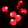 Solar String Lights Outdoor, 21.3ft 30 LED Crystal Balls Waterproof Globe Solar Powered Fairy String Lights for Christmas Garden Yard Home