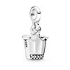 2019 New S925 Sterling Silver My Dangle Charm Bead with Cz Fits European Pandora Jewelry Me Charms Bracelets263y