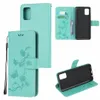 Samsung S23 Ultra Plus M23 M33 M53 A04 5G A23E A14 A53 A33 A13 4G A73 A23 Flower Butterfly Flip 커버 트리 올빼미 전화 번호부 파우치의 각인 가죽 지갑 케이스.