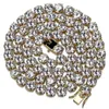 8MM Hip Hop Halsketten GoldSilber Micro Pave CZ Stein Halskette Voll Iced Out 20" 24" Tennis Gliederkette für Männer Geschenk