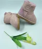 Hot Sale-New Women Snow Boots Australian Style Cow Suede Läder Vattentät Vinter Baby Snow Boots Varma Ankel Stövlar