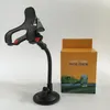 Supporto per auto con doppia clip, supporto universale per parabrezza con braccio lungo, rotazione a 360°, per telefoni cellulari iPhone 7 8 plus 6 6s