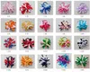 Girl women Corker hair bobbles Accessories 4quot M2M Gymboree style prints dot Curlies loop Ribbon Korker hair bows clips 20pcs 5872676