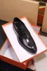 Clássicos de luxo Oxfords Dos Homens de Negócios Gommino Vestido Ocasional Sapatos de Festa Cowskin Lace Up Bombas de Casamento Preto Size38-45