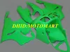 Motorcykel Fairing Kit för Kawasaki Ninja ZX7R 97 99 00 03 ZX 7R 1997 2000 2003 ABS Green Fairings Set KA02