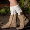 Inverno malha polainas Botas Meias 8 cores da moda Mulheres curto Crochet menina punhos Bota nova arrivel