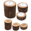 rustic candle holders