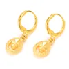 Hearts Drop Dangle Earrings 22K 23K 24K Thai Baht Yellow Gold GP Jewelry Women5463058