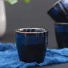 ブルーシリーズセラミックコーヒーマグ朝食アフタヌーンティーカップシンプル