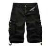 Heren shorts Heren dhgate vracht Solid kleuren Casual broek met zakken atletisch kort mannelijk buitenstrandbord