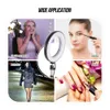 6Inch Dimmable Desktop Selfie LED Ring Light with Phone Holder Camera Ringlight For YouTube Video Live Photo Photography Studio