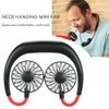 Hands-free Neck Band Hands-Free Hanging USB Rechargeable Dual Fan Mini Air Conditioner Cooler Summer Portable Sarmocare