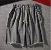 Mens shorts sommar ny retro fast färg hög gata stil hip hop casual shorts byxor 3 färger