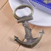 Gratis frakt Antik stil Nautical Themed Anchor Beer Bottle Opener Party Favor Opener Bröllop Favoriter Gåvor LX2111