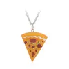 Sept pétales épissage amis et amoureux amitié pizza collier DAN406 ordre de mélange pendentif colliers