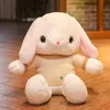 Dorimytrader coelho bonito brinquedo de pelúcia lop coelho camisola boneca coelho branco crianças boneca presente de aniversário da menina 39 polegada 100 cm DY50646