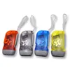 Mini Dynamo Crank Wind Flashlight Torch Portable Hand Tryck Dynamo 3 LED ficklampa Creative Nyby Kids Festival Gift Toy Outdoor Lamp