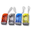 Mini Dynamo Crank Wind Flashlamp Torch Draagbare Hand Press Dynamo 3 LED-zaklampen Creatieve Notely Kids Festival Gift Toy Outdoor Lamp