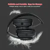 Cuffie bluetooth wireless auricolari in cuffia da gioco con fascia piegabile a led colorato microfono a lungo tempo giocando meglio blu6514761