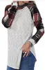 Mode Femmes Sweats à capuche Plaid Digital Imprimé Sweat à capuche Party Wear Pull à manches longues Designer Tops avec chapeaux Casual Home Sweatshirt Vêtements