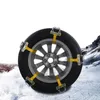 Accesorios para automóviles Acero al manganeso Resistente al desgaste y duradero Cadena de nieve de metal universal doble Apto para carretera de nieve / barro / carretera de arena antideslizante