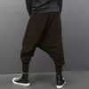 INCERUN Big Drop Entrejambe Hommes Hiphop Pantalon Baggy Harem Hommes Pantalon Taille Élastique Joggers Pantalon De Survêtement Danse Pantalon 5XL Plus La Taille