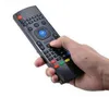 2.4GHz teclado sem fio MX3 com Axis Mic Voz 3D IR Modo de Aprendizagem Mosca Air Mouse Controle Remoto para Android Smart TV