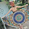 Ręcznik prostokątnych plaży Mandala Piasek Piasek Bezpłatny Basen Ręczniki Microfiber Toalla Lato Toalha