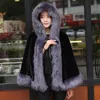 New Fashion Brides Bridal Fur Shawl Woman 2018 Winter New Imitation Fur Cloak Short Coat Womens Cape