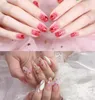 Lantejoulas de unha, forma de coração glitter arte flocos adesivo colorido manicure unha design Diy decalques decoração